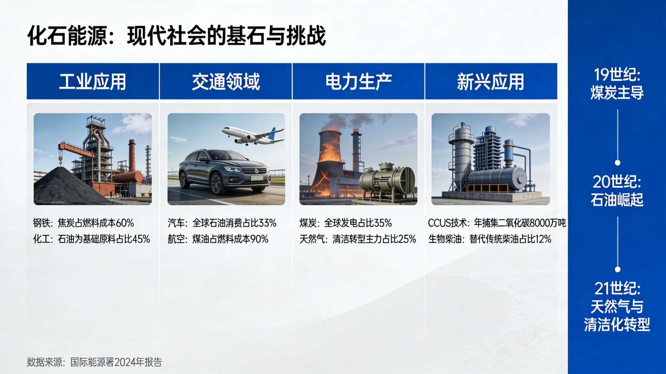化石能源应用现状与可持续发展路径｜工业交