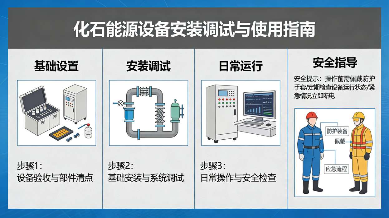 化石能源设备安装调试与使用指南｜操作流程