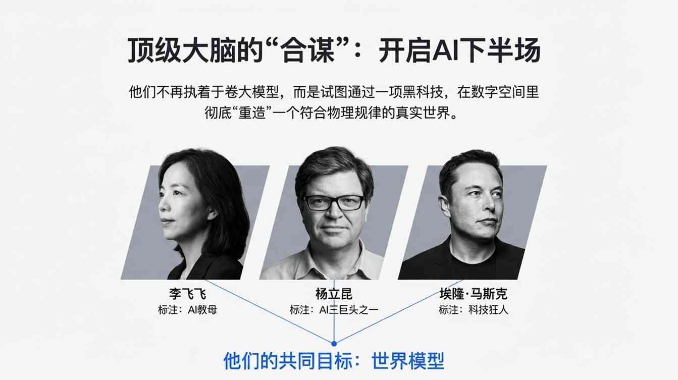 李飞飞 杨立昆 马斯克布局世界模型 AI重造真实世界 - 兰州联臻能源网