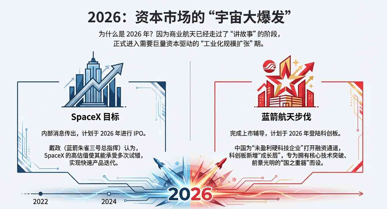 马斯克没想到的中国速度！蓝箭抢跑IPO，2026中国可回收火箭“井喷”