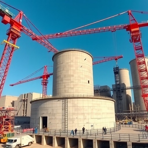 招远核电1号机组钢衬里模块吊装完成 - 兰州联臻能源网