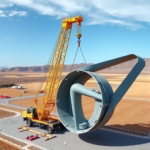 700MW风电项目首台机组完成吊装，陆上大型项目进入安装新阶段 - 兰州联臻能源网