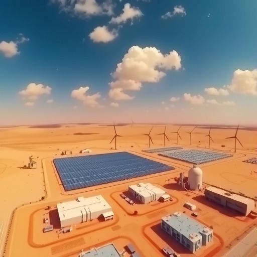 华电包头风光氢储项目奠基｜新能源装备智造基地全攻略 - 兰州联臻能源网