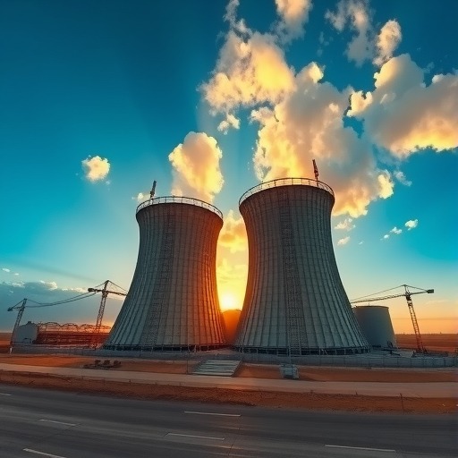 国内首创双曲线单层网壳钢结构间冷塔双塔结构到顶 - 兰州联臻能源网