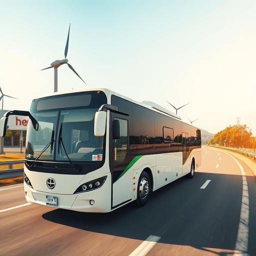 江门首辆氢能公交车上路开平，零排放助力绿色交通发展 - 兰州联臻能源网