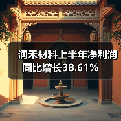 润禾材料上半年净利润同比增长38.61%（图2）