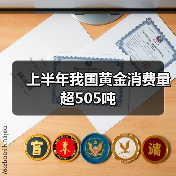 上半年我国黄金消费量超505吨（图2）