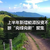 上半年新增能源投资不断“向绿向新”聚集