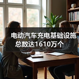电动汽车充电基础设施总数达1610万个（图2）