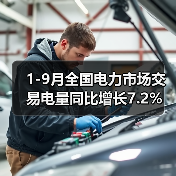 1-9月全国电力市场交易电量同比增长7.2%（图4）
