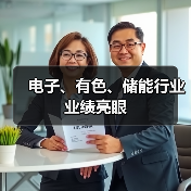 电子、有色、储能行业业绩亮眼(图4) 电子、有色、储能行业业绩亮眼(图4)