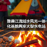 雅砻江流域水风光一体化基地两座大型水电站