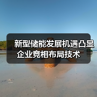 新型储能发展机遇凸显 企业竞相布局技术(图1) 新型储能发展机遇凸显 企业竞相布局技术(图1)