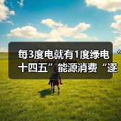 每3度电就有1度绿电 “十四五”能源消费“逐绿前行”(图4) 每3度电就有1度绿电 “十四五”能源消费“逐绿前行”(图4)