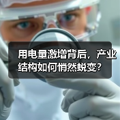 用电量激增背后,产业结构如何悄然蜕变?(图2) 用电量激增背后,产业结构如何悄然蜕变?(图2)