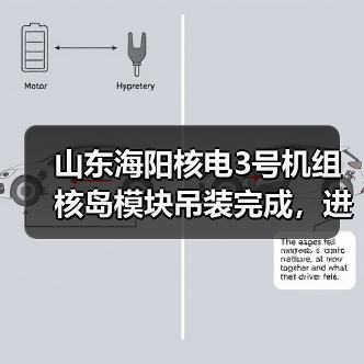山东海阳核电3号机组核岛模块吊装完成，进入调试阶段（图4）