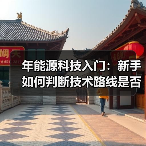年能源科技入门：新手如何判断技术路线是否适合落地 - 玄熵兰州联臻能源网