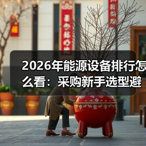 2026年能源设备排行怎么看：采购新手选型避坑与参数对比要点 - 玄熵兰州联臻能源网