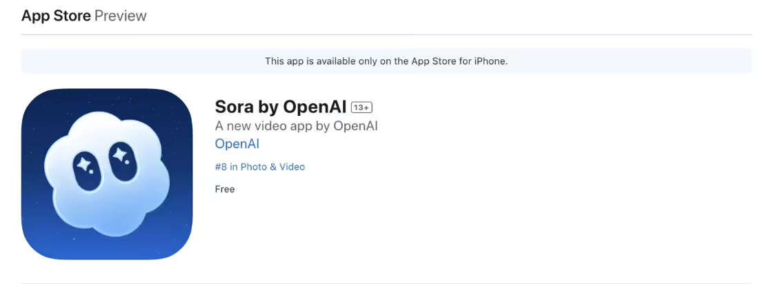 OpenAI 推出全新视频社交应用 Sora：可以“深度伪造”他人，只要对方同意 - 兰州联臻能源网