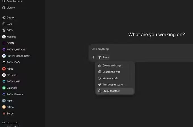 ChatGPT 推出“一起学习”功能：不直接给答案，引导用户自主思考 - 兰州联臻能源网