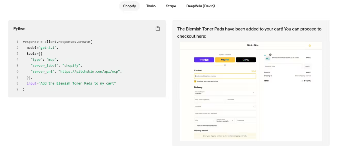 OpenAI 扩展 Responses API：支持 MCP、图像生成等 - 兰州联臻能源网
