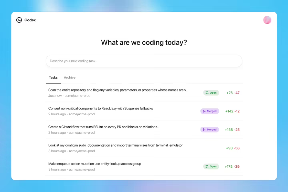 最强 AI 编程助手：OpenAI 发布 Codex 智能体，专注自动化软件开发 - 兰州联臻能源网