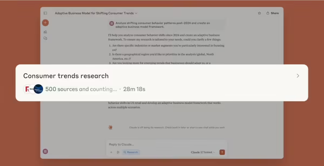 AI 助手 Claude 进化：无缝接入团队工具、深度研究模式挑战复杂问题 - 兰州联臻能源网