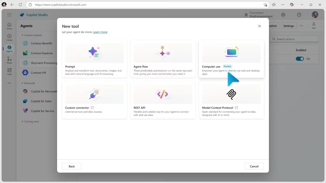微软 Copilot Studio 上线“计算机使用”工具，让 AI 像人一样操 - 兰州联臻能源网