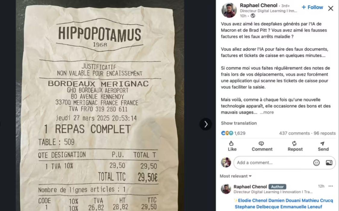 ChatGPT 新图像生成器可轻松生成逼真的假收据，OpenAI 回应 - 兰州联臻能源网