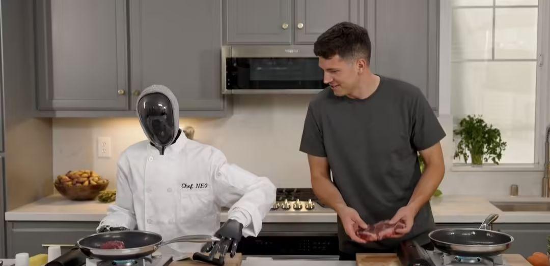 人形机器人变身“大厨”煎牛排，OpenAI 押注的 1X 公司展示新技能 - 兰州联臻能源网