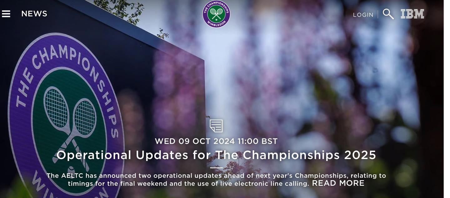 英国温布尔登网球锦标赛明年起引入 AI 鹰眼线审系统取代人类司线员 - 兰州联臻能源网