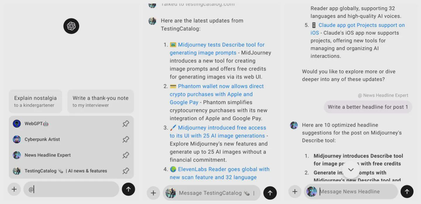 安卓 / macOS 版 ChatGPT AI 应用现支持“@”，可无缝切换不同 - 兰州联臻能源网