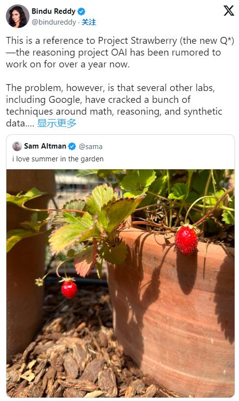 GPT-5要来了？OpenAI 阿尔特曼发草莓照片疯狂暗示 GPT-5？