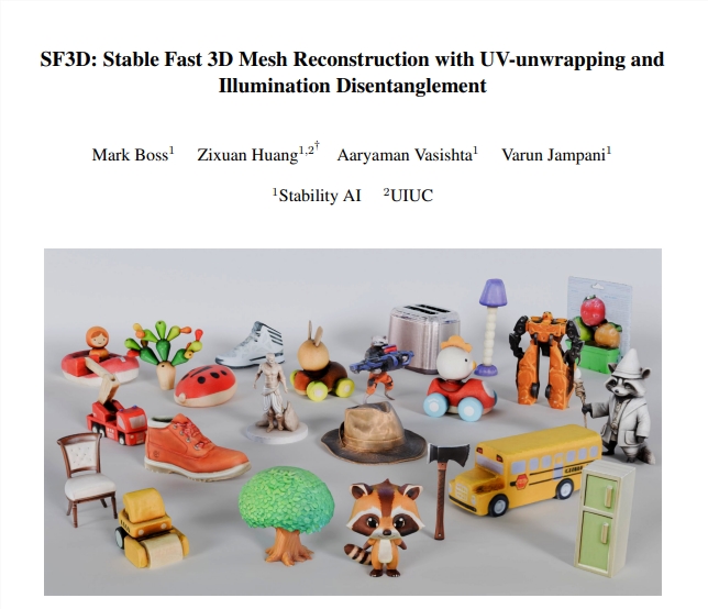 Stability AI推新AI模型Stable Fast 3D：半秒内生成3D - 兰州联臻能源网