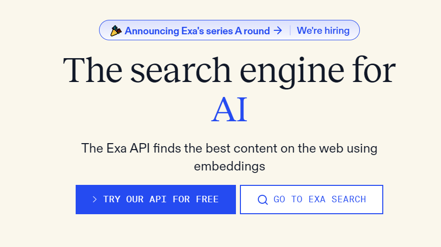 Exa AI：AI领域的Google，真正的AI搜索引擎来了！ - 兰州联臻能源网