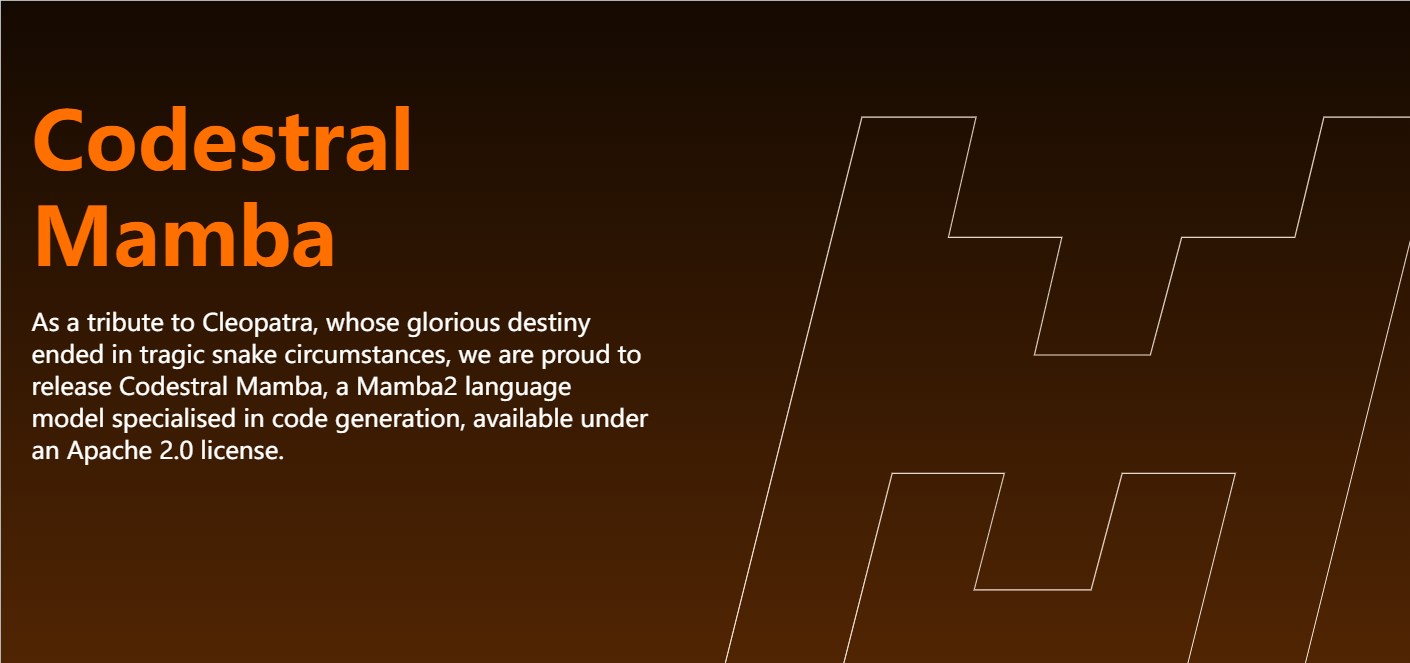 Mistral新模型Codestral Mamba 速度更快、文本处理长度是GP - 兰州联臻能源网