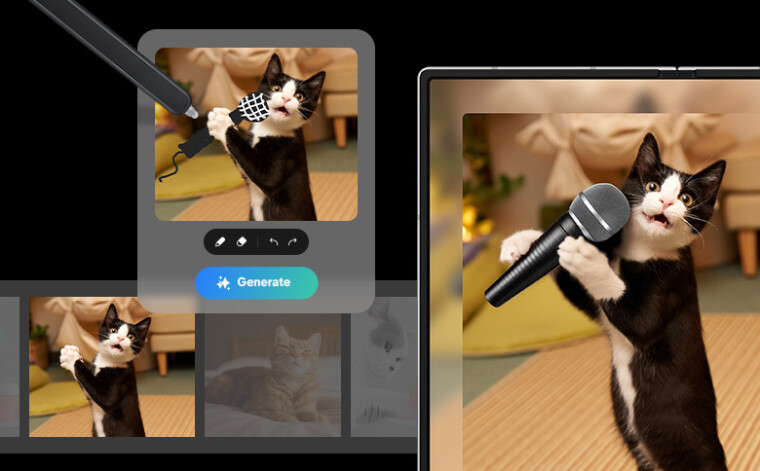 2464c94f-0a1a-4139-9af0-e73a52bb68a6 帮你把草图变成完整画作,三星 One UI 6.1.1 引入“手稿到图像”等 AI 功能