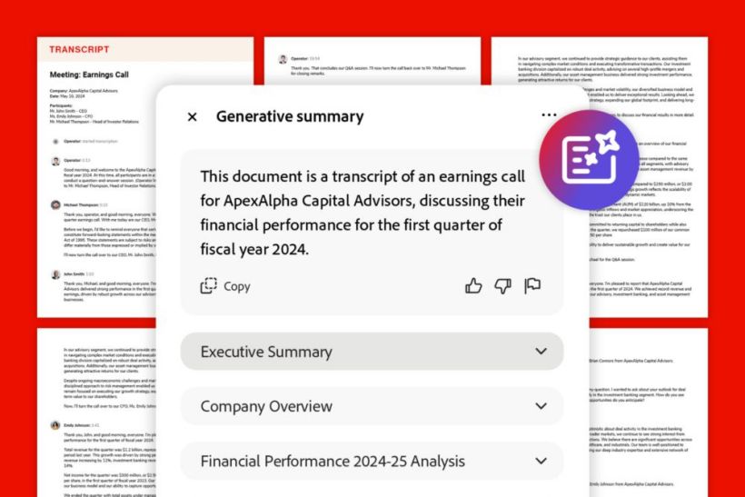 让用户更省心驾驭 PDF文档，Adobe Acrobat 升级 AI 技能：文生 - 兰州联臻能源网