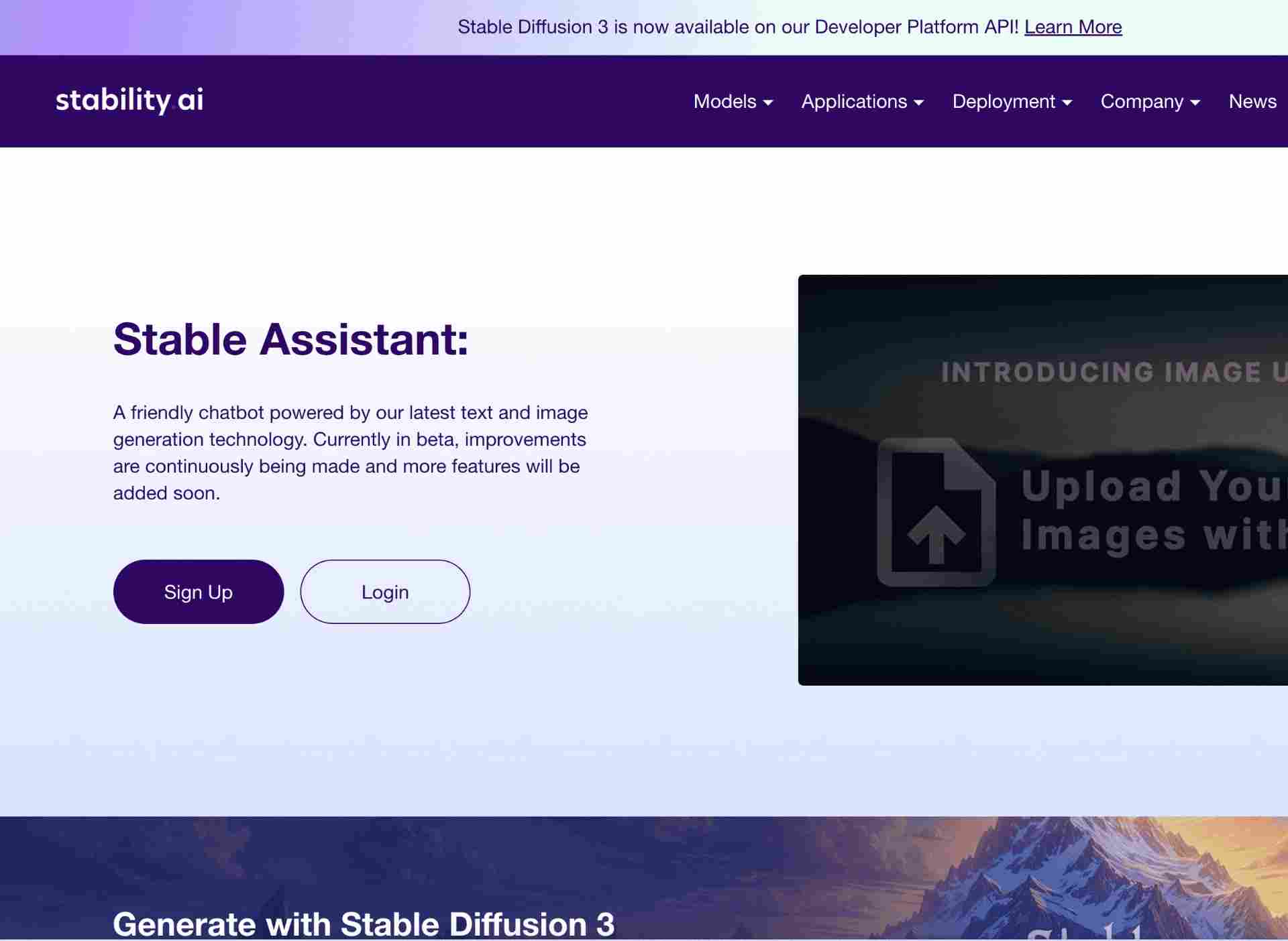 最低9美元/月！Stability AI推Stable Assistant 可用SD3生成图片