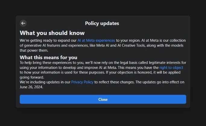 Meta 将使用来自欧洲用户的数据训练 AI，声称此举具有合法权益 - 兰州联臻能源网