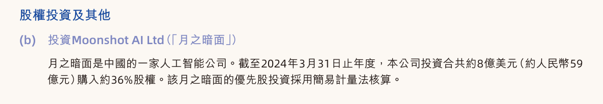阿里投资 Kimi AI 开发商月之暗面：8 亿美元购入约 36% 股权 - 兰州联臻能源网