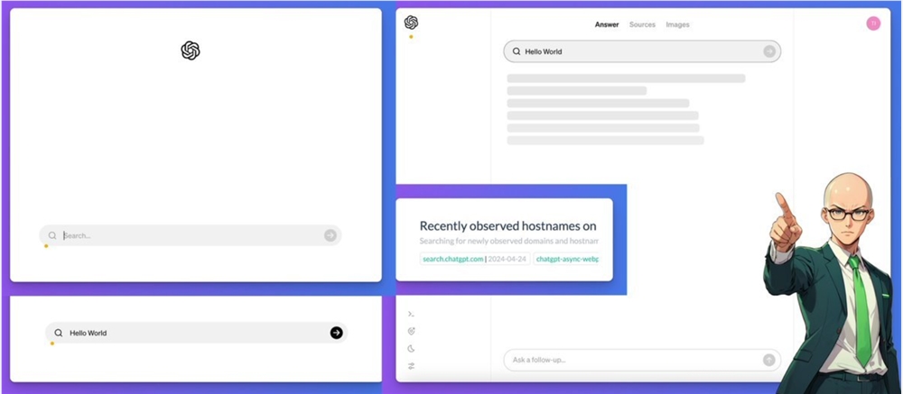 OpenAI正在开发SearchGPT 将成Perplexity强有力的竞争对手
