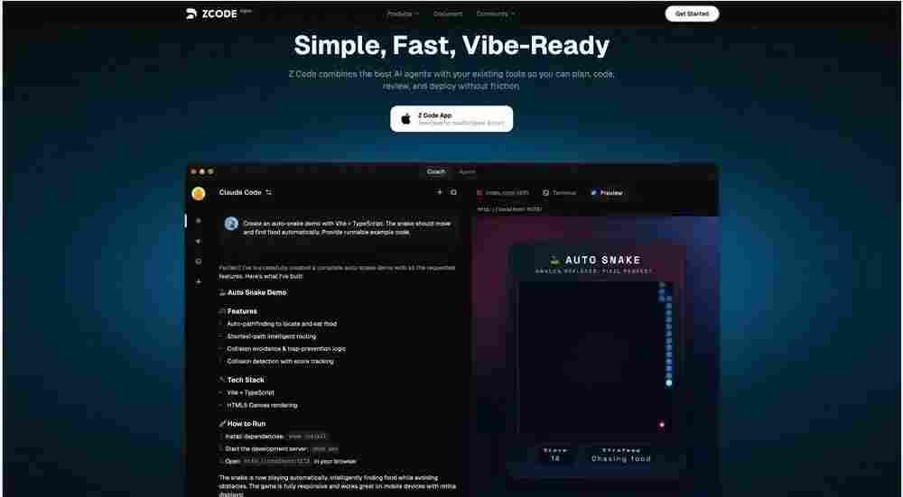 e517bd0bj00t7x8w0008yd000rs00fbp 智谱推出轻量 AI代码编辑器 Z Code:界面友好,无缝集成 Agent 能力