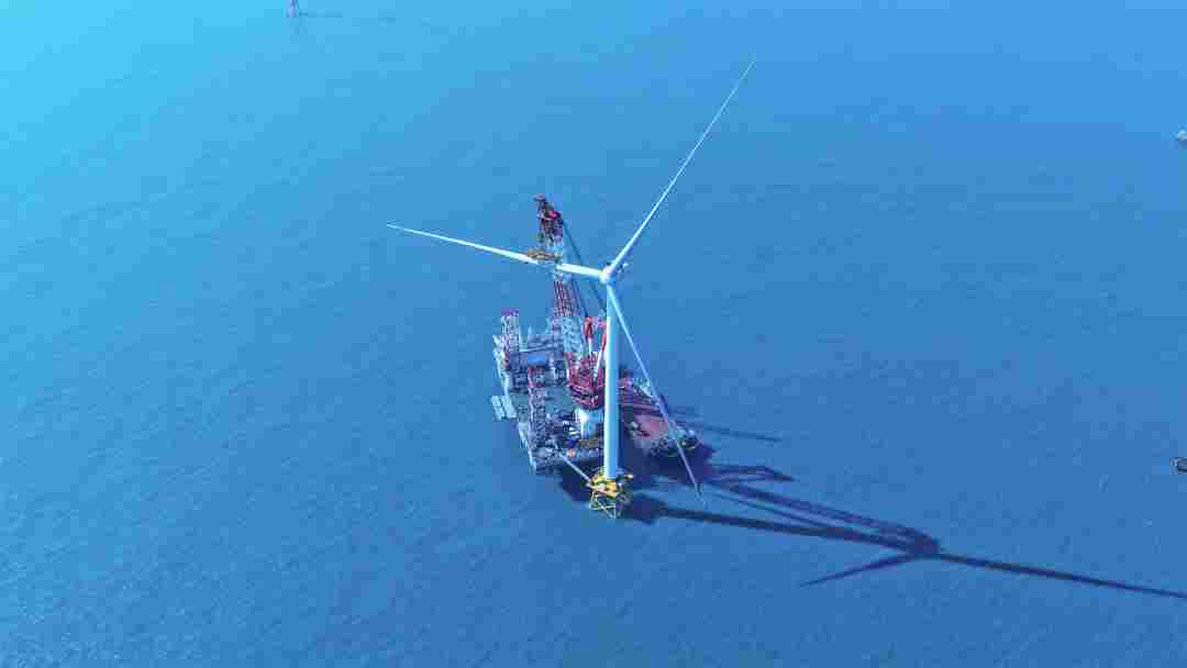 金风科技20MW海上风电机组成功吊装，刷新全球纪录 - 兰州联臻能源网