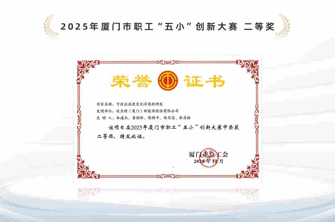 喜讯！迈贝特团队在厦门市职工“五小”创新大赛斩获佳绩 - 兰州联臻能源网