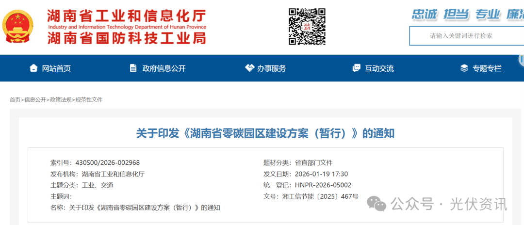 湖南省级零碳园区建设路径与目标解读 - 兰州联臻能源网