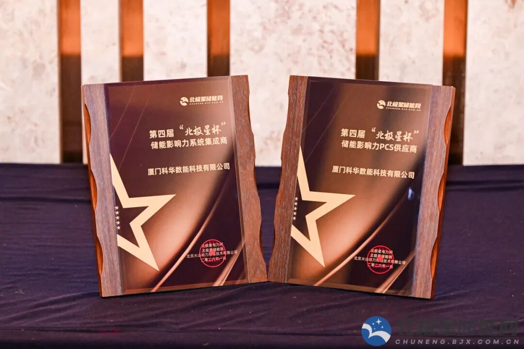 创新引领，科华数能再添两项储能行业荣誉