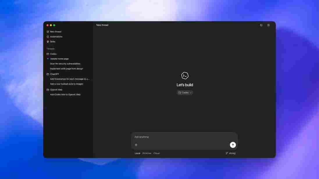 OpenAI 推出 macOS 版 Codex 应用：整合智能体化开发逻辑，剑指 Claude Code 用户