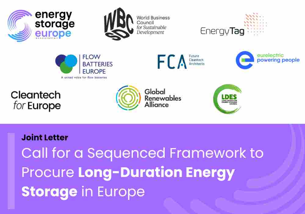 欧洲九大机构联合推动长时储能发展，四大举措提升系统灵活性 - 兰州联臻能源网