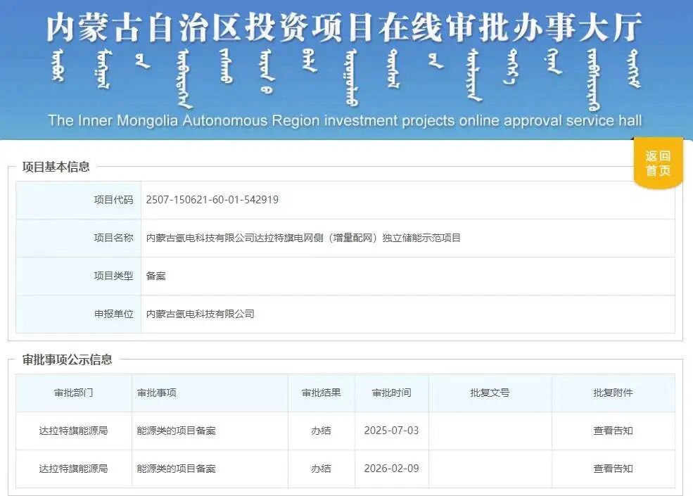 氢储能示范项目规模调整，总投资与容量双双缩减 - 兰州联臻能源网